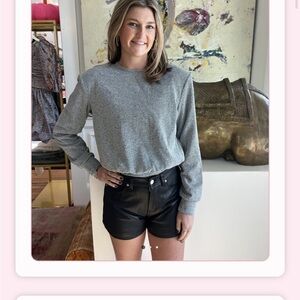 The Femm Sarah Sweatshirt  Silver